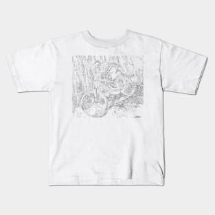 mtb downhill Kids T-Shirt